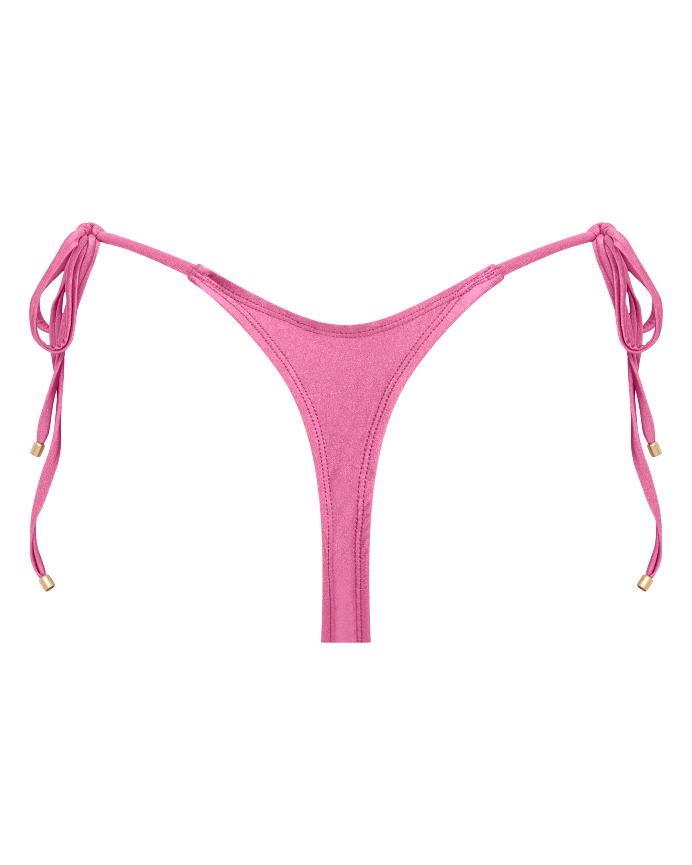 Hayman Thong Bikini Bottoms - Peony - White Sands