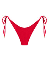 Tally String Bikini Bottoms - Cherry