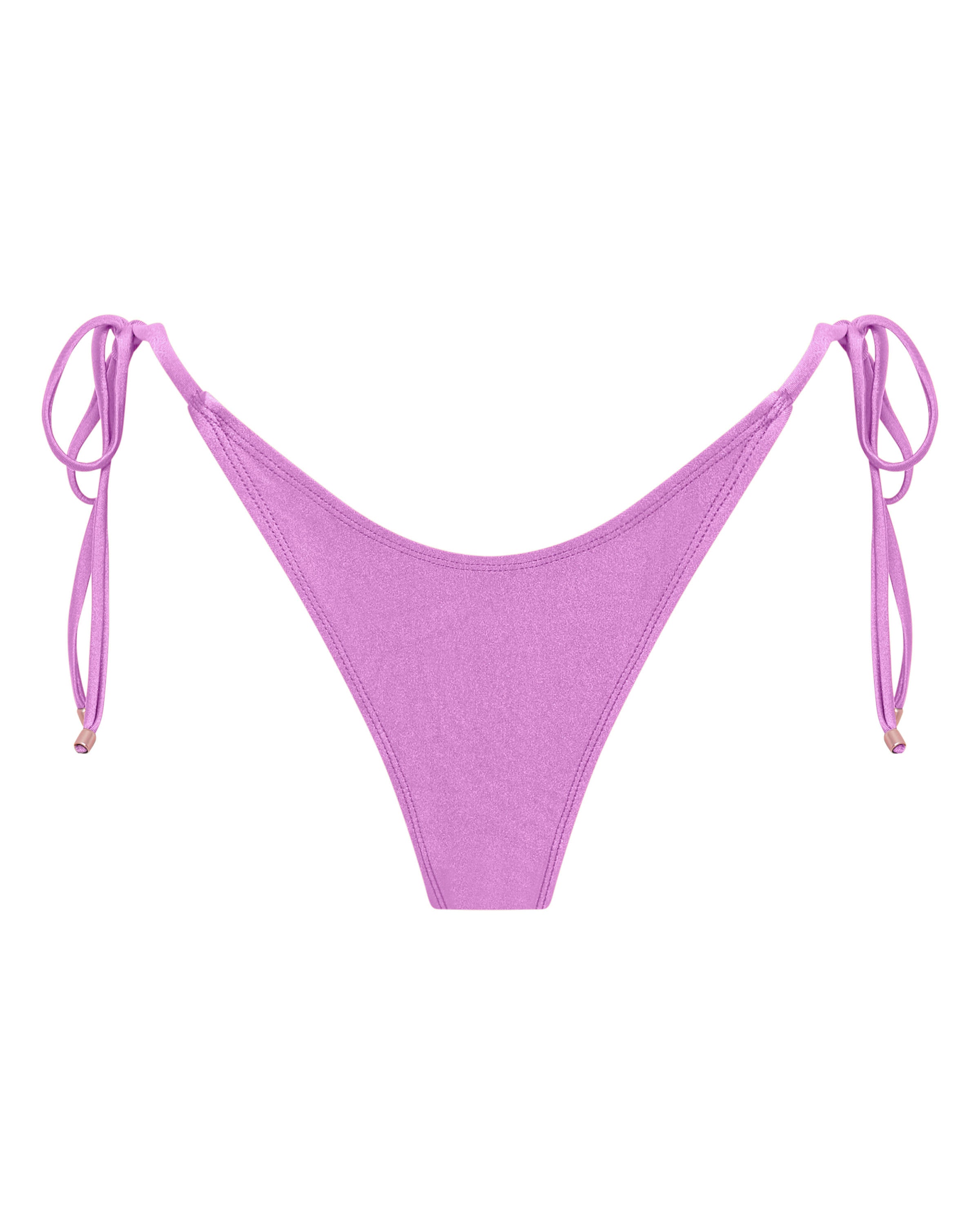 Tally String Bikini Bottoms - Orchid - White Sands