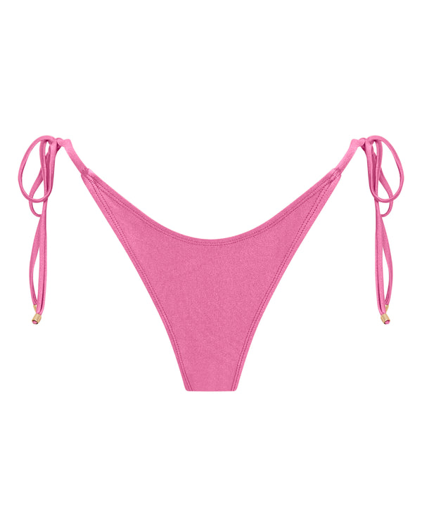 Tally String Bikini Bottoms - Peony