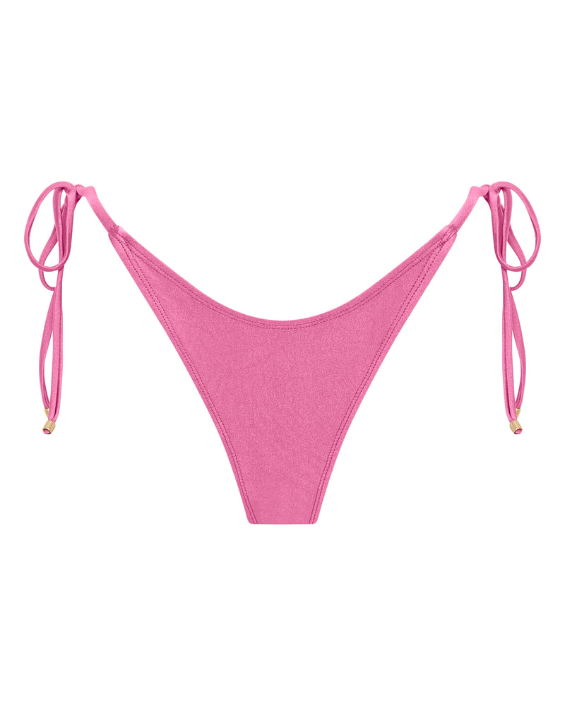 Tally String Bikini Bottoms - Peony