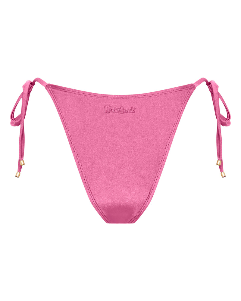 Tally String Bikini Bottoms - Peony