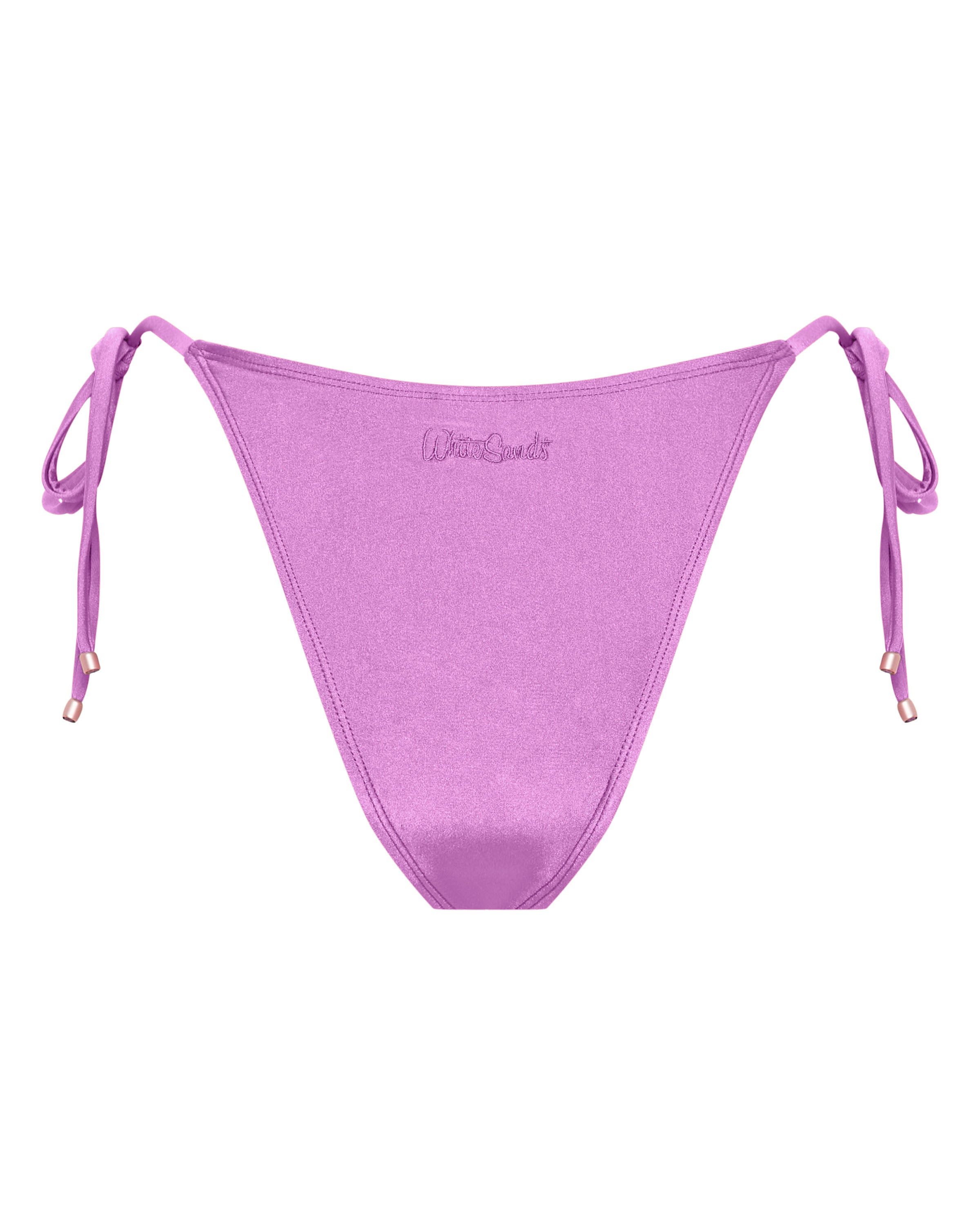 Tally String Bikini Bottoms - Orchid - White Sands