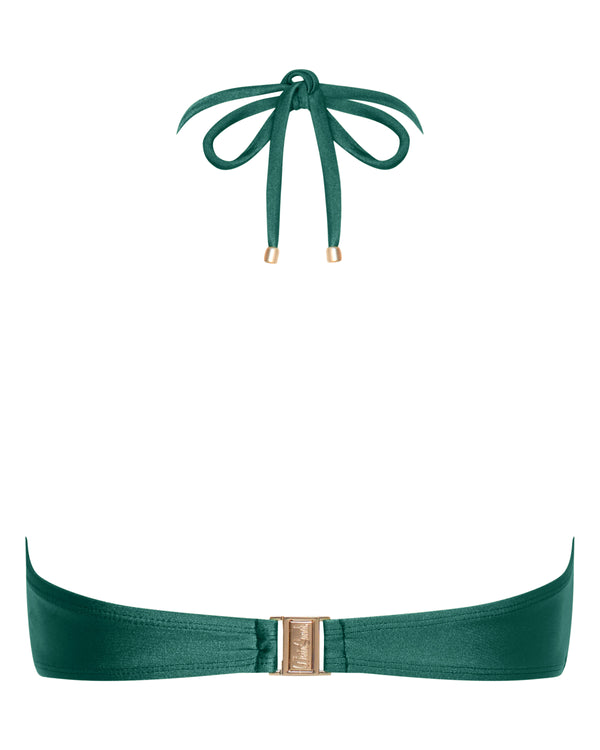 Mia Strapless Bandeau Bikini Top - Ivy
