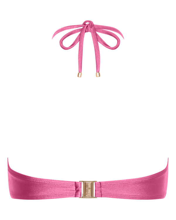 Mia Strapless Bandeau Bikini Top - Peony
