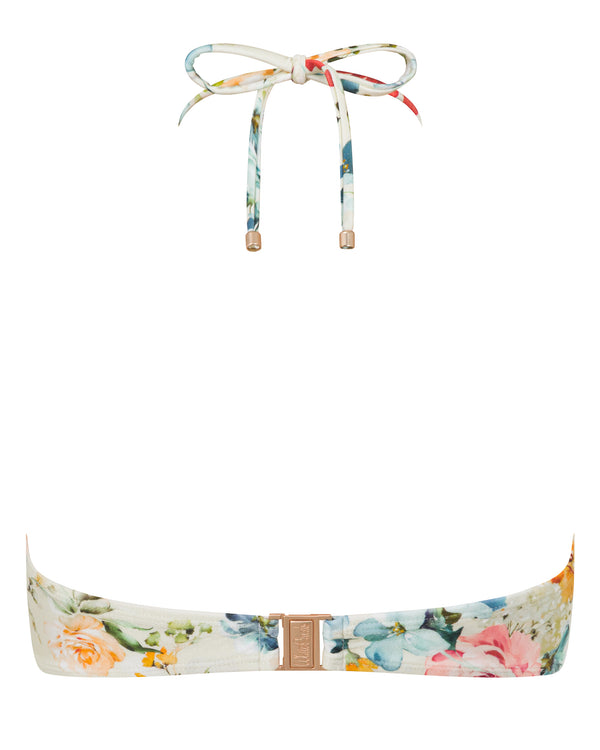 Mia Strapless Bandeau Bikini Top - Evissa Floral
