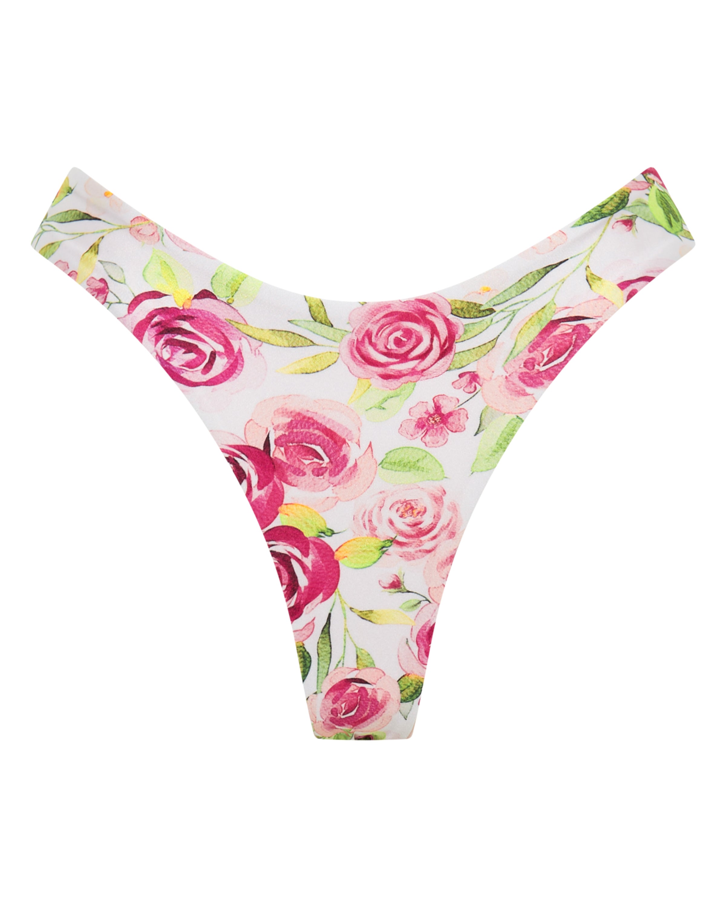 Byron Cheeky Bikini Bottoms - Dolce - White Sands