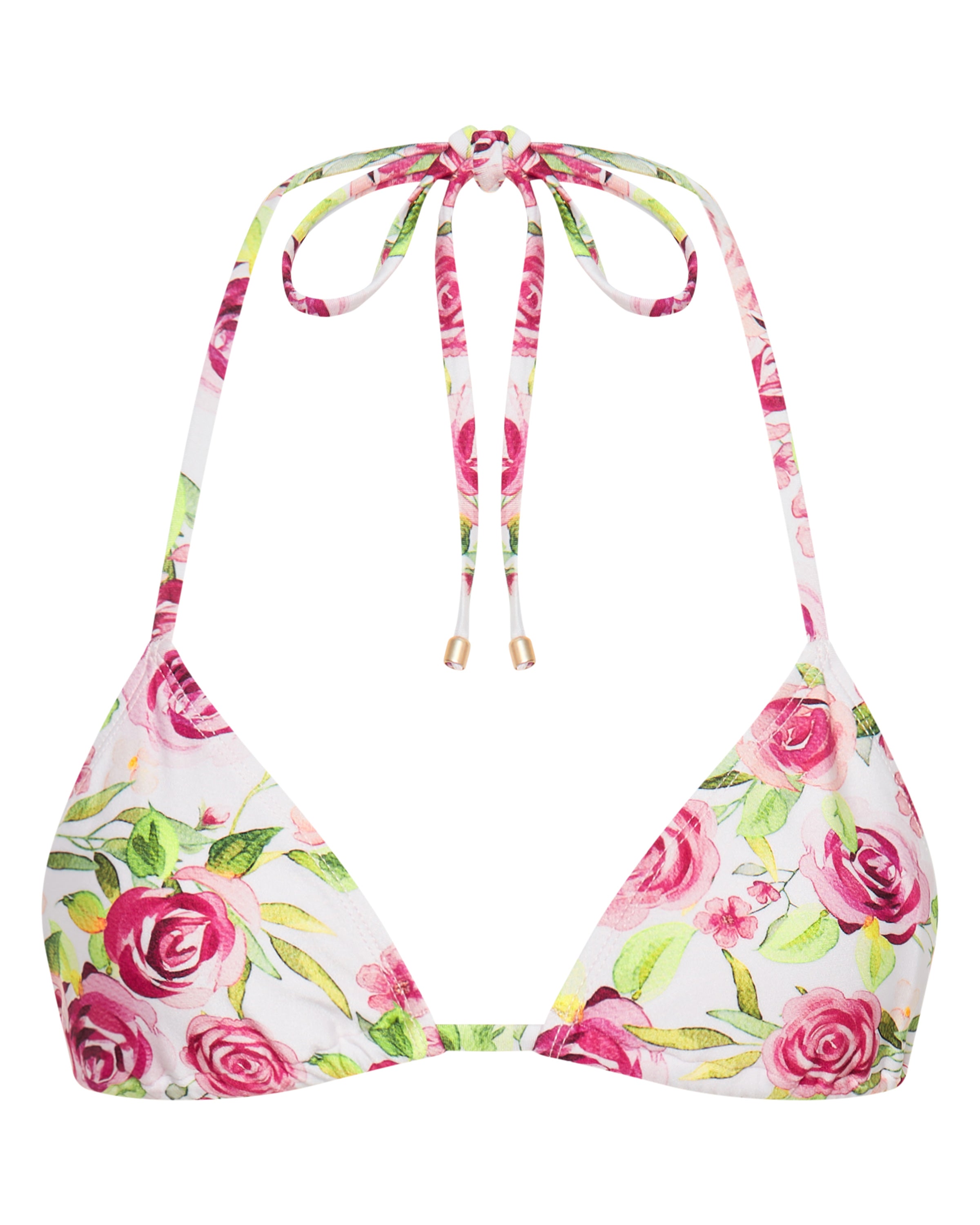 Eve Triangle Bikini Top - Dolce - White Sands