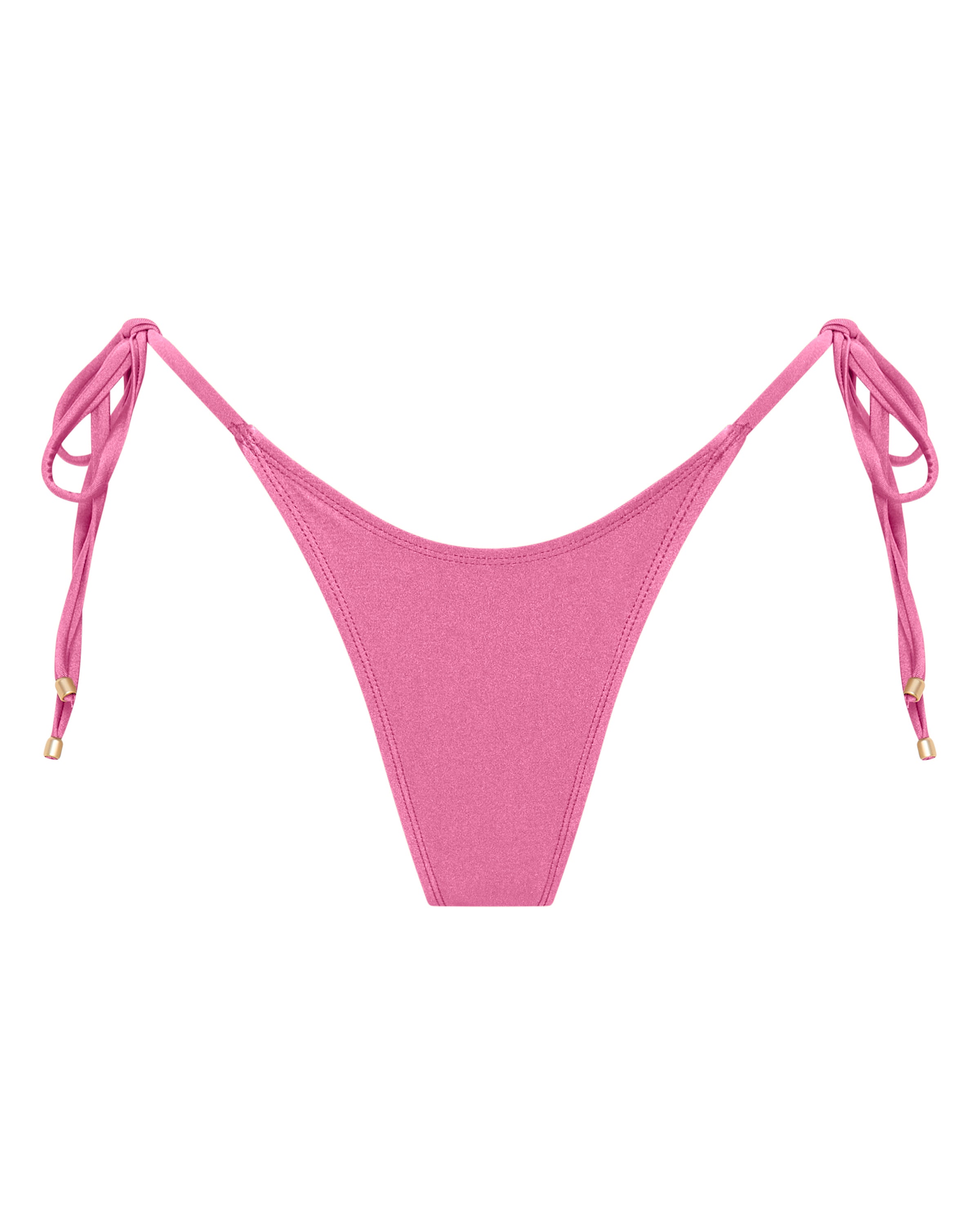 Hayman Thong Bikini Bottoms - Peony - White Sands