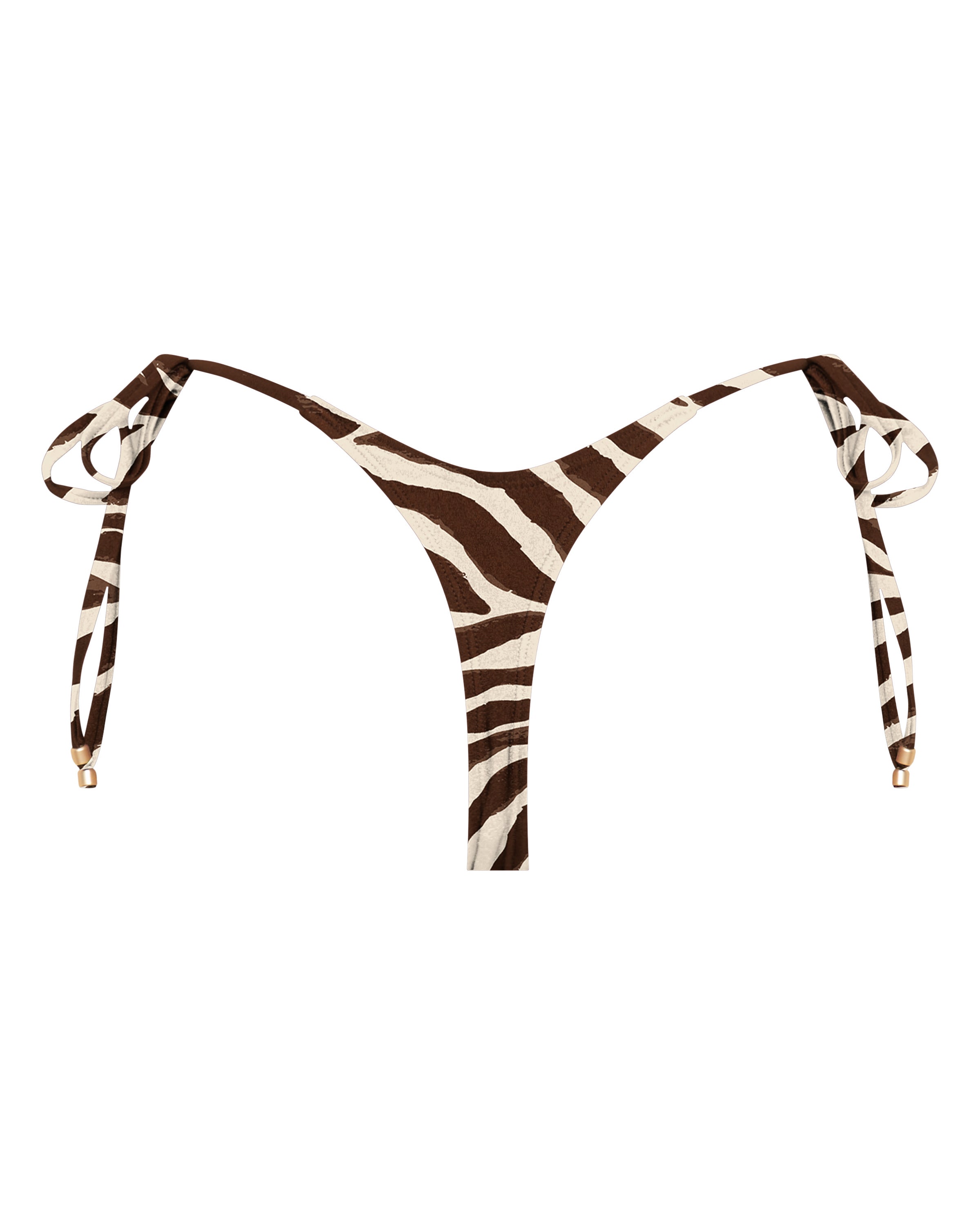 Hayman Thong Bikini Bottoms - Tiger - White Sands