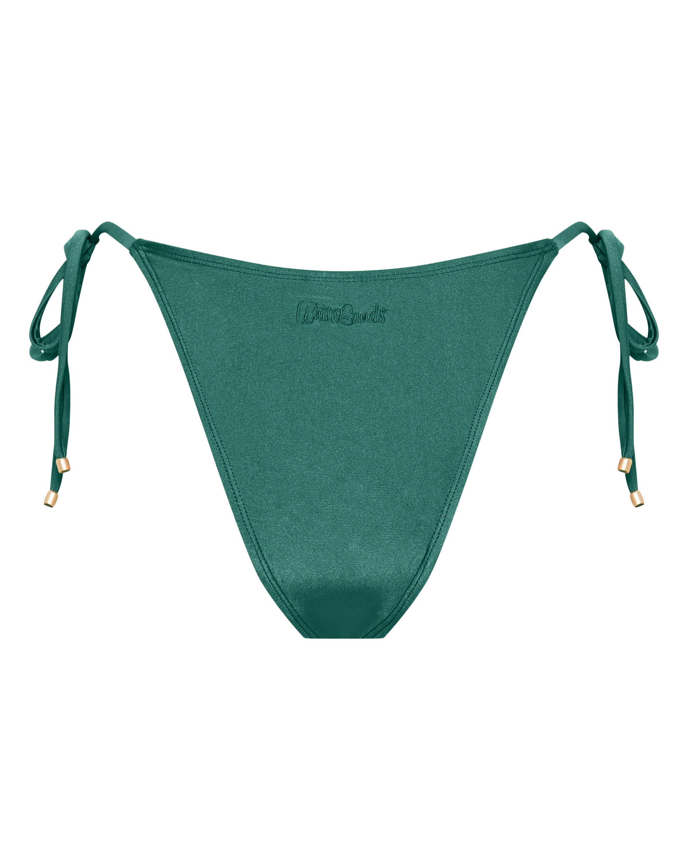Tally String Bikini Bottoms - Ivy - White Sands