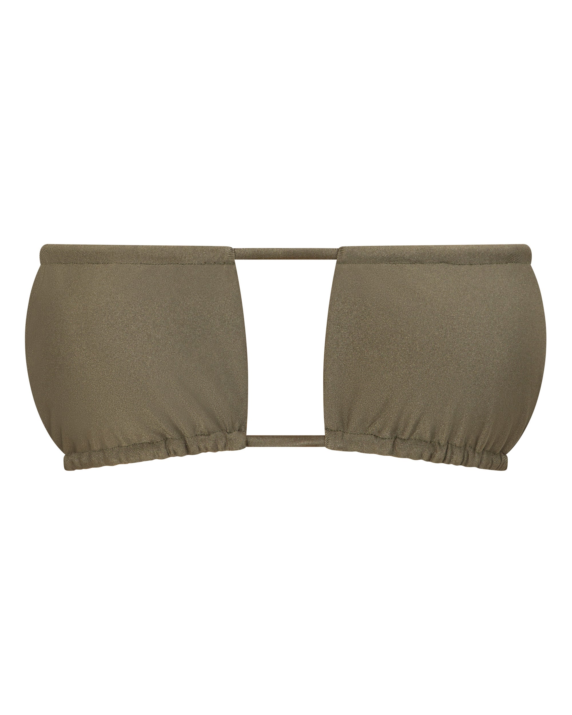 Noosa String Bikini Top - Mangrove - White Sands
