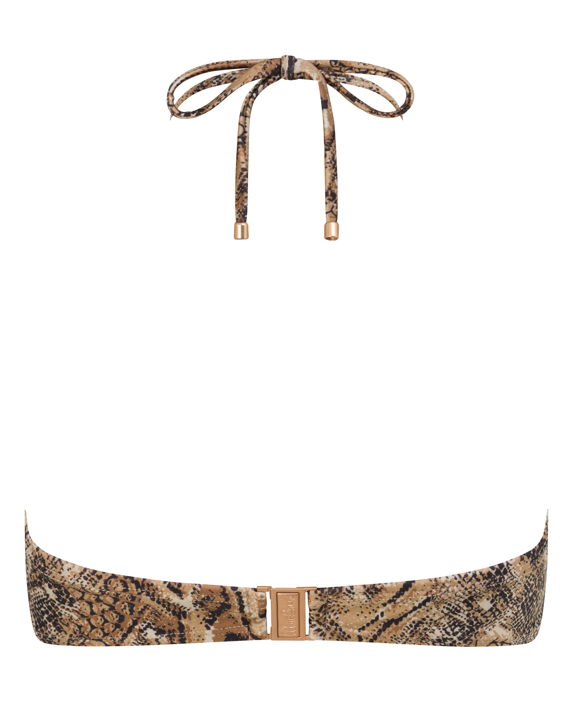 Mia Strapless Bandeau Bikini Top - Viper - White Sands
