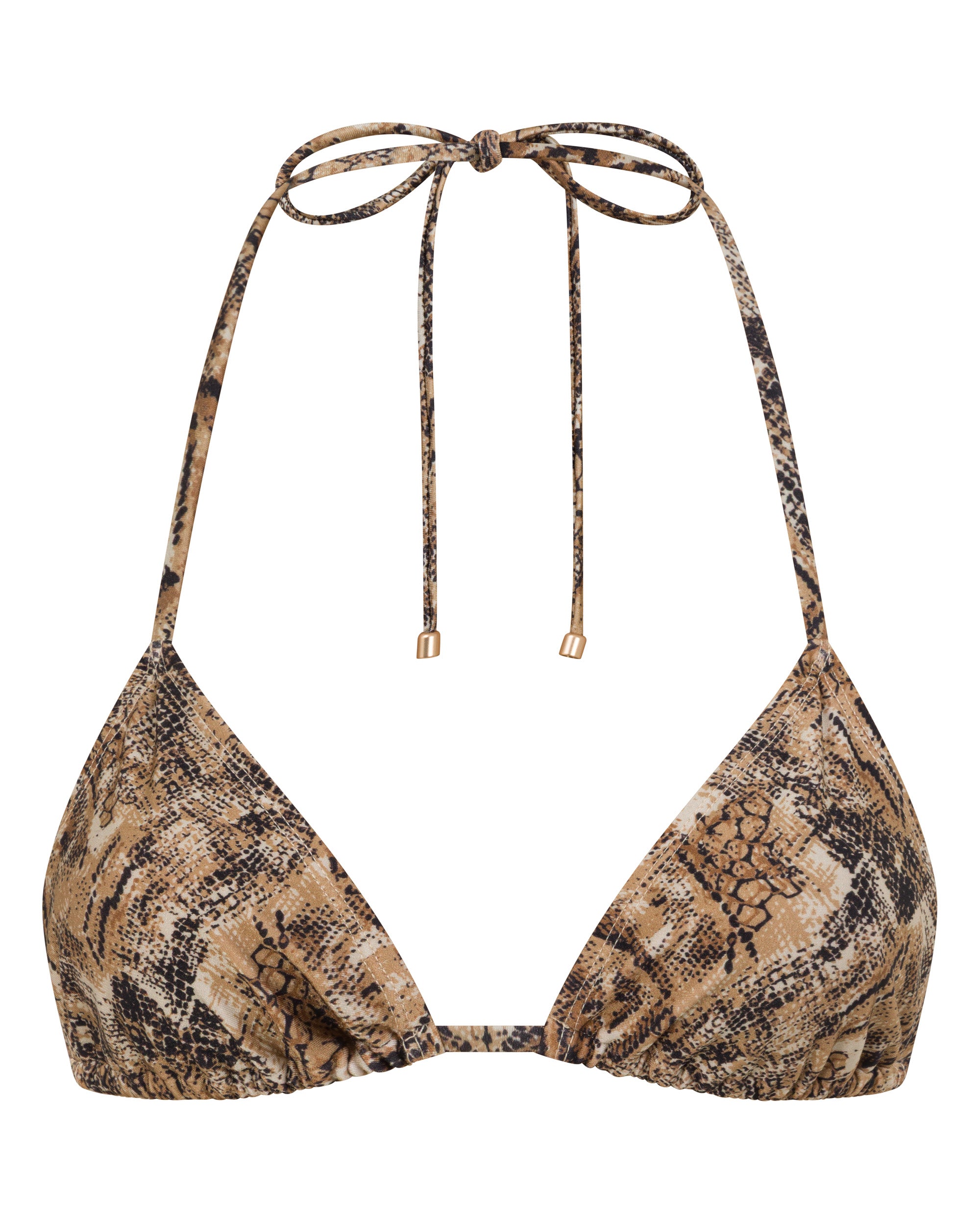 Eve Triangle Bikini Top - Viper - White Sands