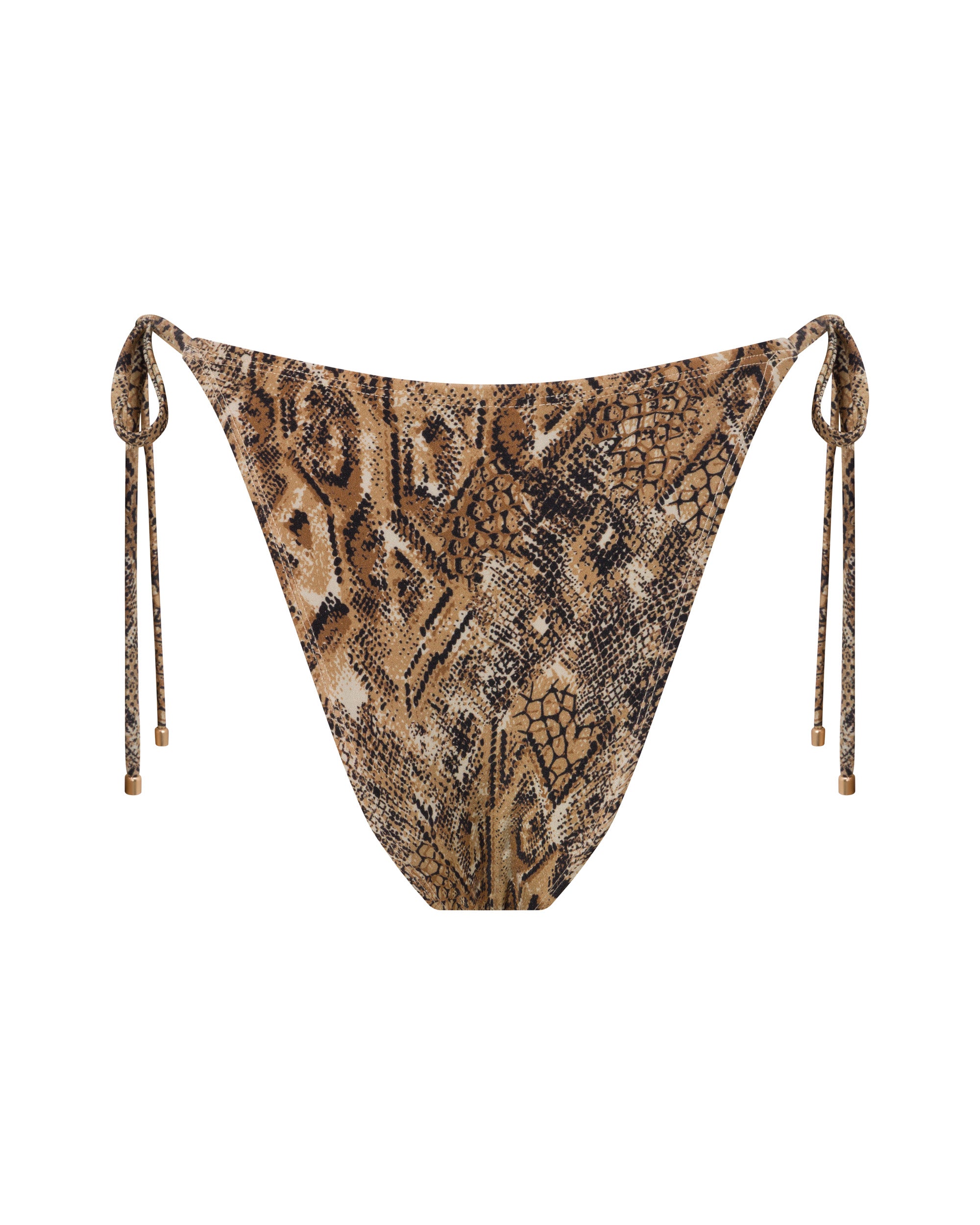 Tally String Bikini Bottoms - Viper - White Sands