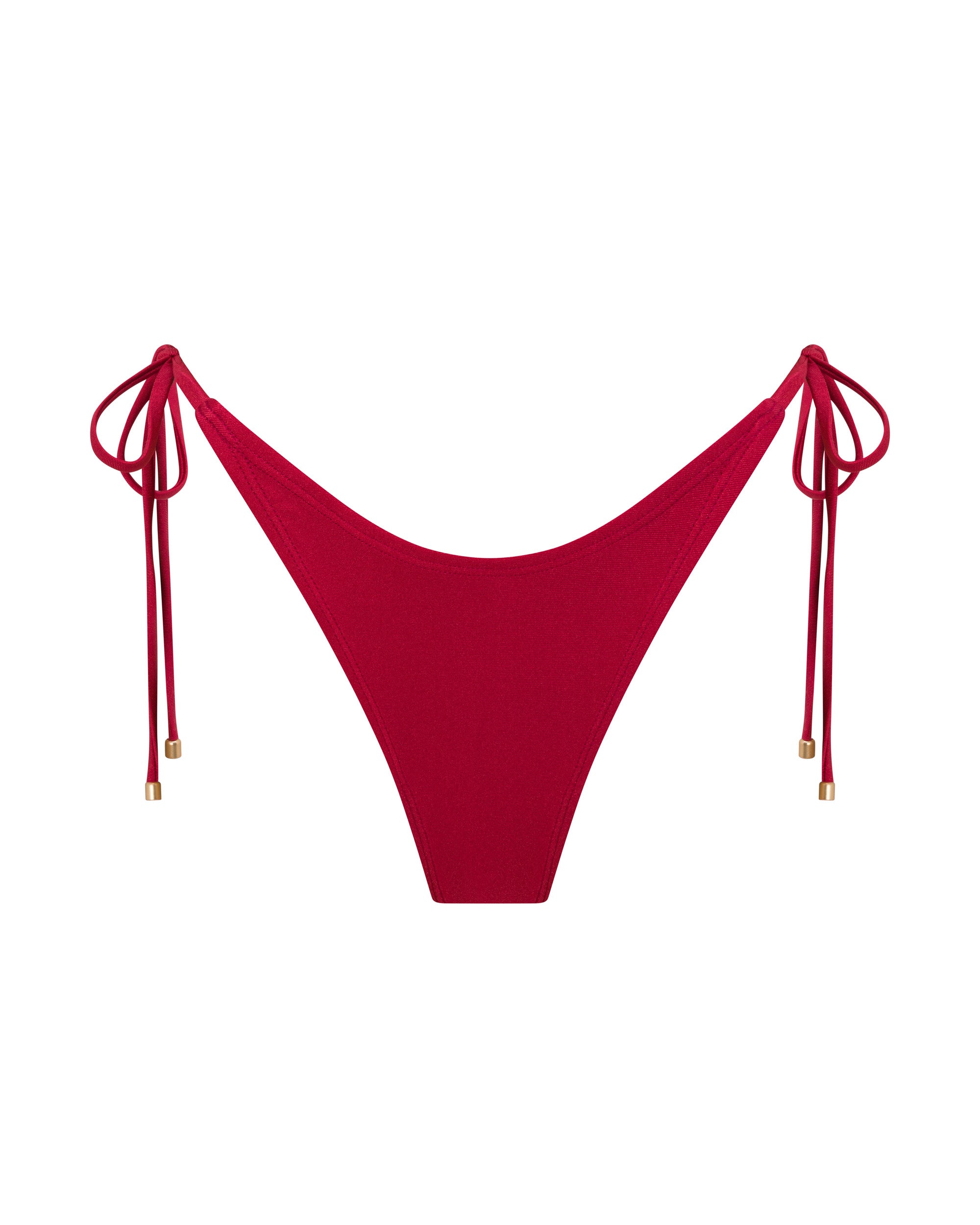 Tally String Bikini Bottoms - Syrah - White Sands