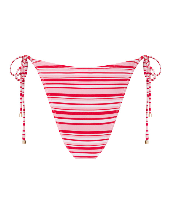 Tally String Bikini Bottoms - Candy Stripe