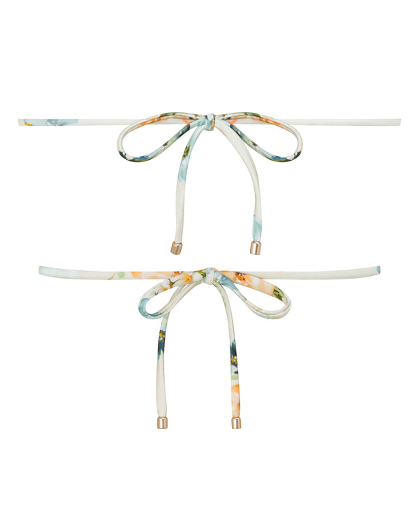 Noosa String Bikini Top - Evissa Floral
