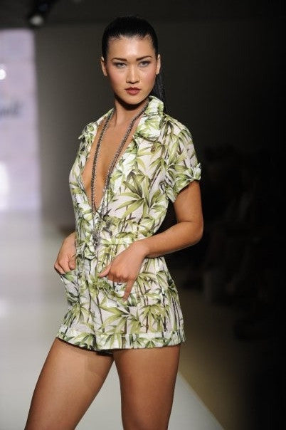 Manelle Playsuit - Bamboo by White Sands, a luxury designer Australian swimwear brand for women