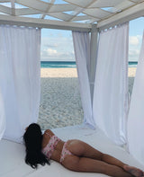 Loretta Top - Blush Rose by White Sands, a luxury designer Australian swimwear brand for women