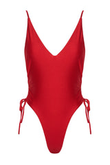 Airlie Maillot - Cherry -Red One Piece- Australian Swimwear