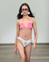 Noosa String Bikini Top - Shell by White Sands, a luxury designer Australian swimwear brand for women