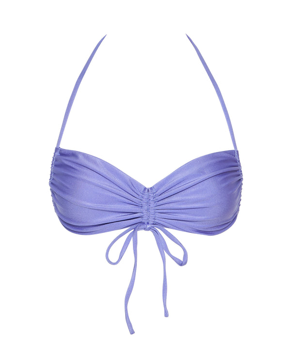 Airlie Halter Bikini Top - Jacaranda by White Sands, a luxury designer Australian swimwear brand for women
