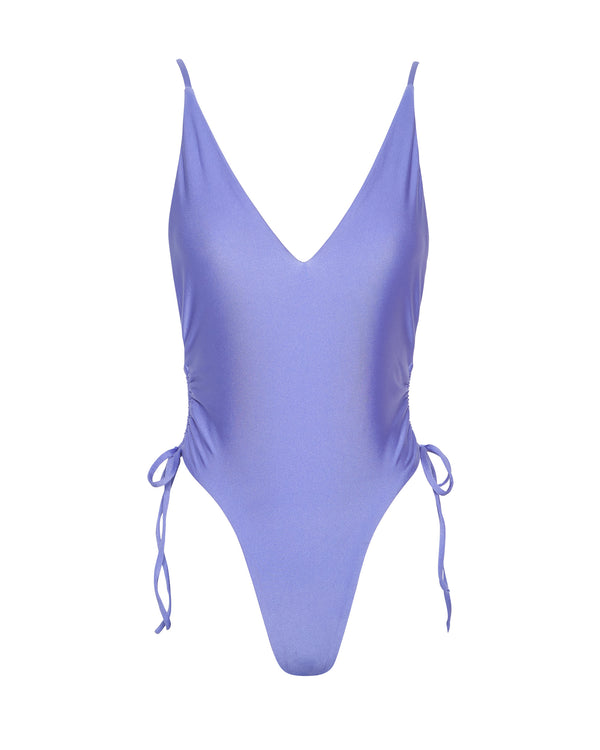 Airlie Thong One Piece - Jacaranda by White Sands, a luxury designer Australian swimwear brand for women