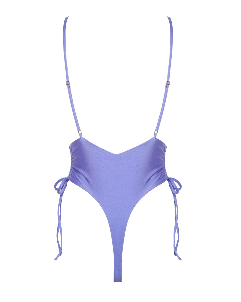 Airlie Thong One Piece - Jacaranda | White Sands